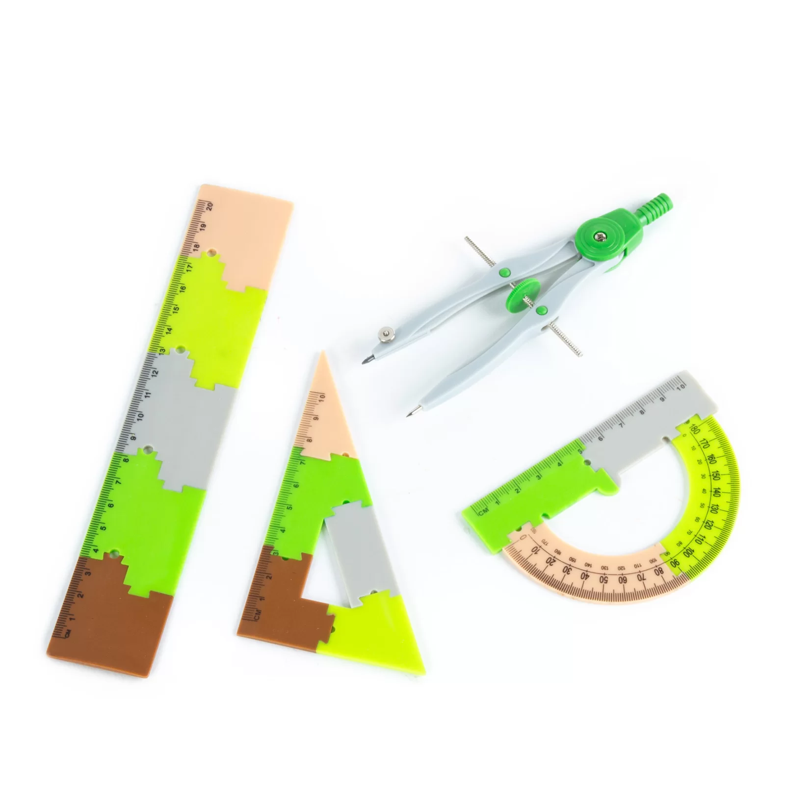 DE SET GEOMETRIE 4 PIESE PIXEL KIDEA ZGPA20CM4KA [2]