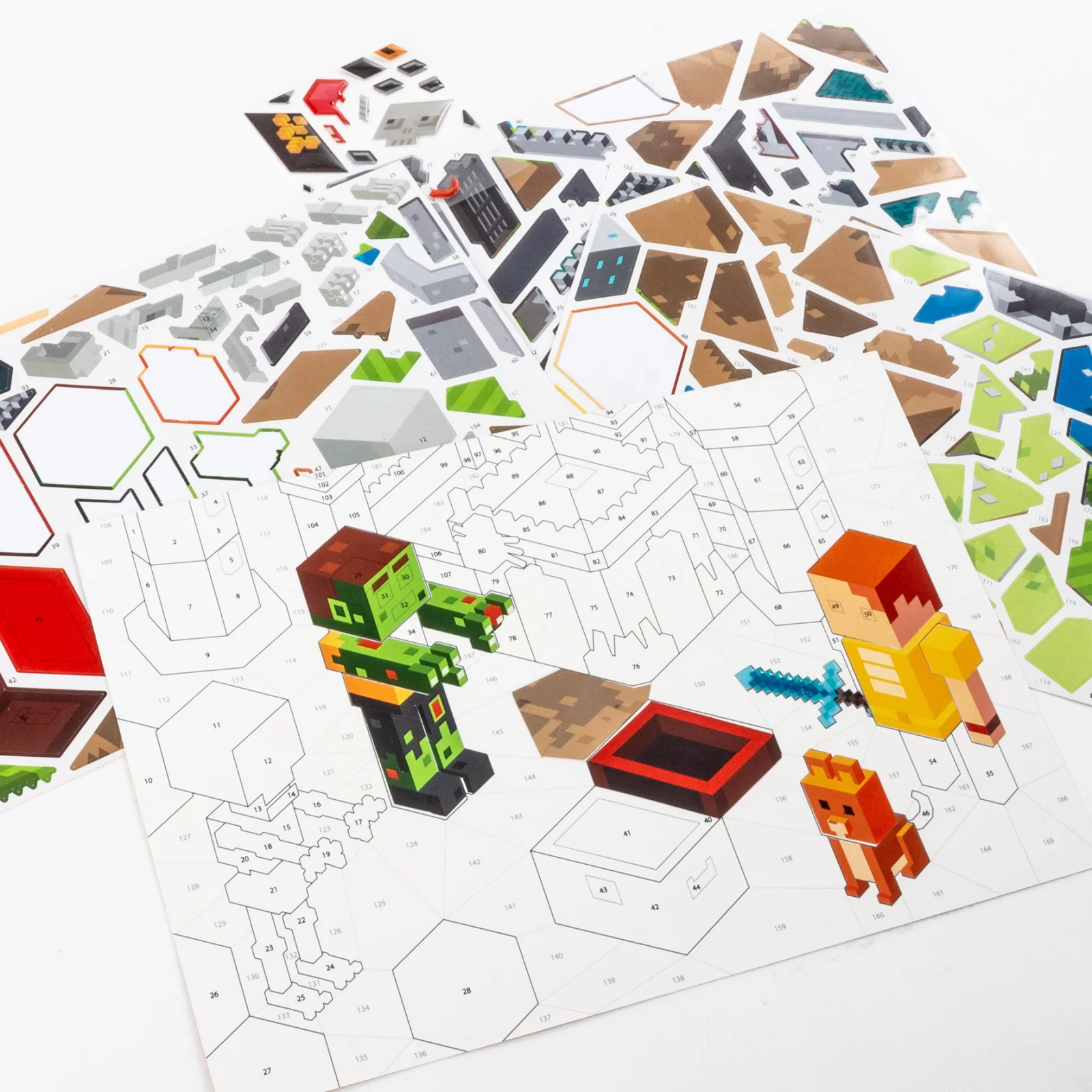 SET PICTURA PE NUMERE CU STICKERE, GAME, KIDEA WNGKA [5]