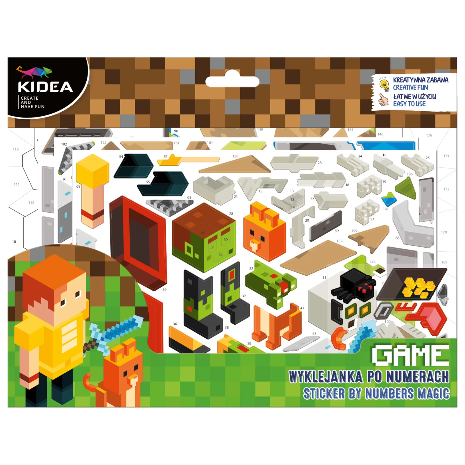 SET PICTURA PE NUMERE CU STICKERE, GAME, KIDEA WNGKA [1]