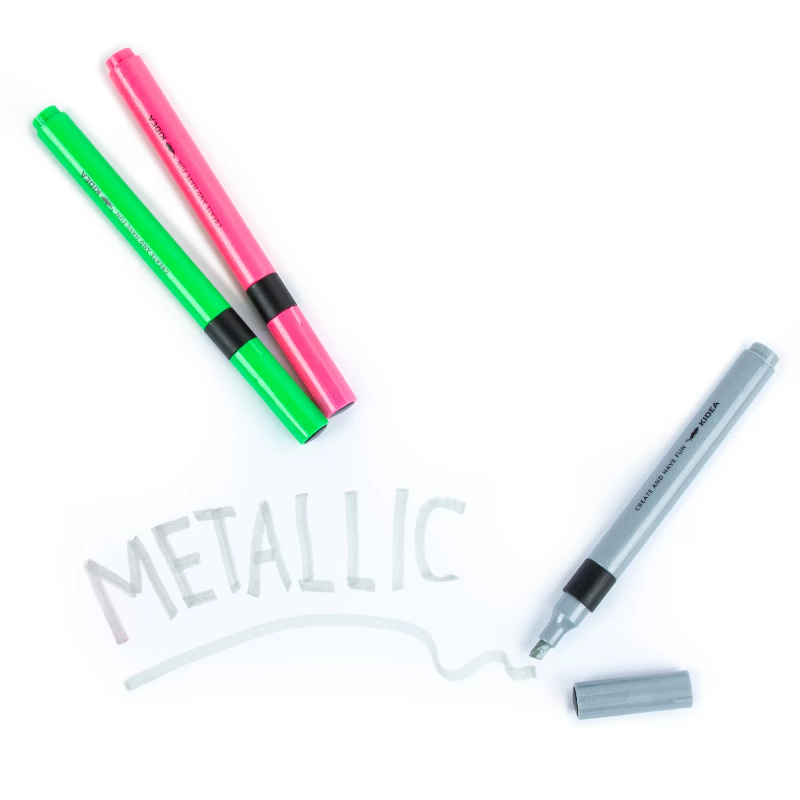 DE TEXTMARKER 3 CULORI/SET CULORI METALICE KIDEA ZME3KA [2]