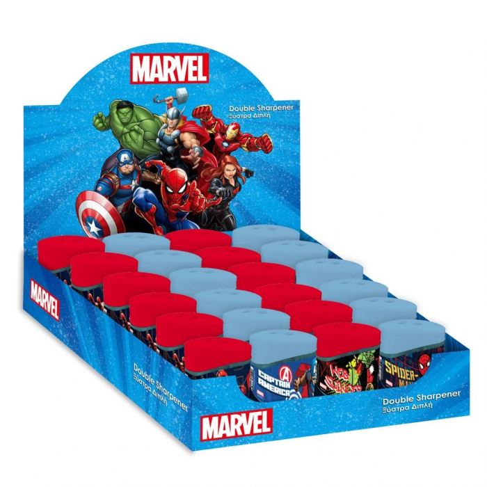 DIA ASCUTITOARE DUBLA CU CONTAINER AVENGERS 506245 [2]