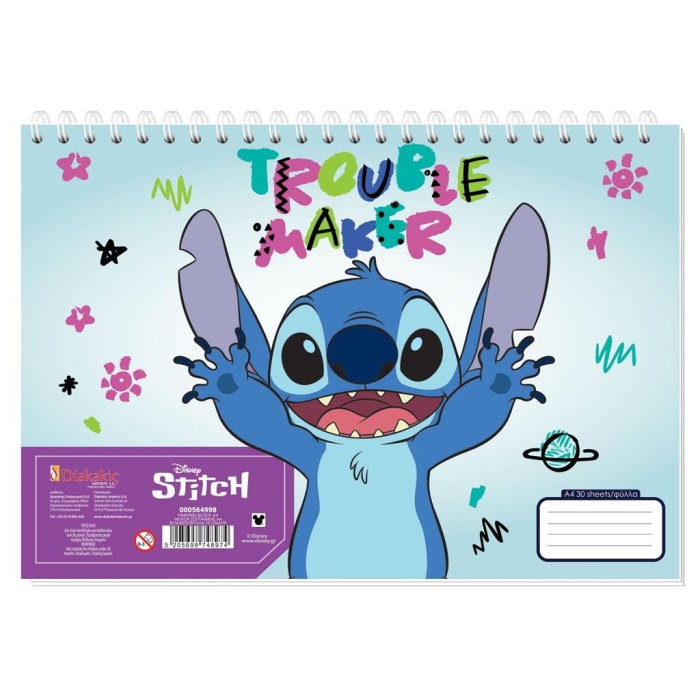 BLOC DESEN A4 30 FILE SPIRA LILO&STITCH 564998 [2]