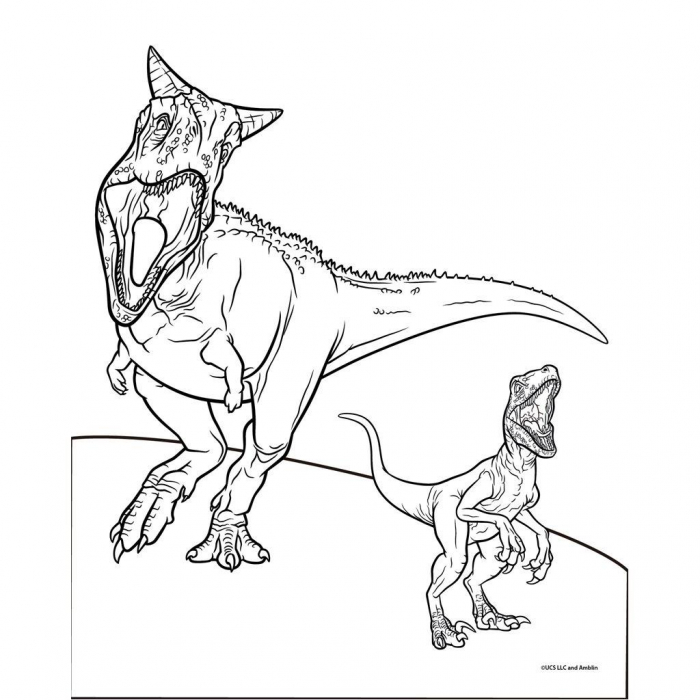 DIA CARTE COLORAT 24F CU STICKERE SI 6 MINI MARKERE JURASSIC WORLD 570967 [4]