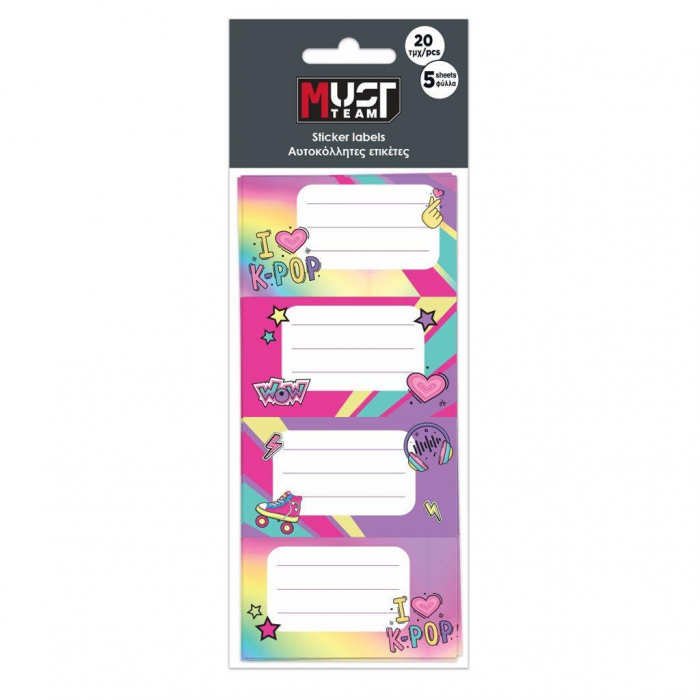 DIA ETICHETE SCOLARE AUTOADEZIVE 20/SET K-POP 586910 [1]