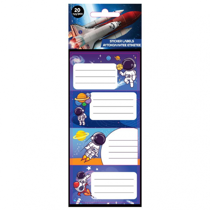 DIA ETICHETE SCOLARE AUTOADEZIVE 20/SET NASA 486092 [1]