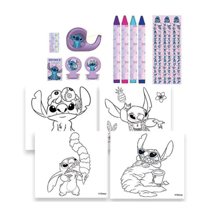 SET DE COLORAT 12 PIESE 17.5*18.5*2CM LILO&STITCH 564927 [2]