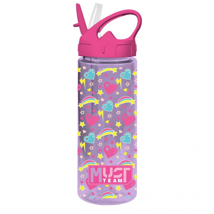 DIA STICLA APA PLASTIC MUST 500ML CU PAI 6.5X21.5CM 4 MODELE 586436 [3]