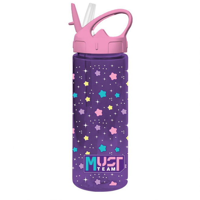 DIA STICLA APA PLASTIC MUST 500ML CU PAI 6.5X21.5CM 4 MODELE 586436 [1]