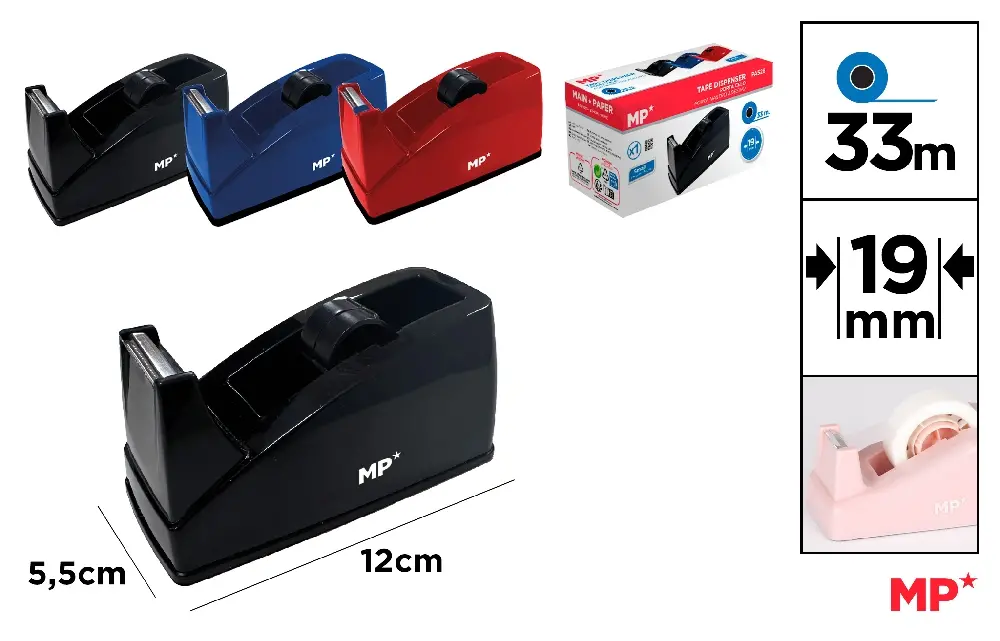 DISPENSER IPB PENTRU BANDA ADEZIVA 118x55x58MM PA528 [1]