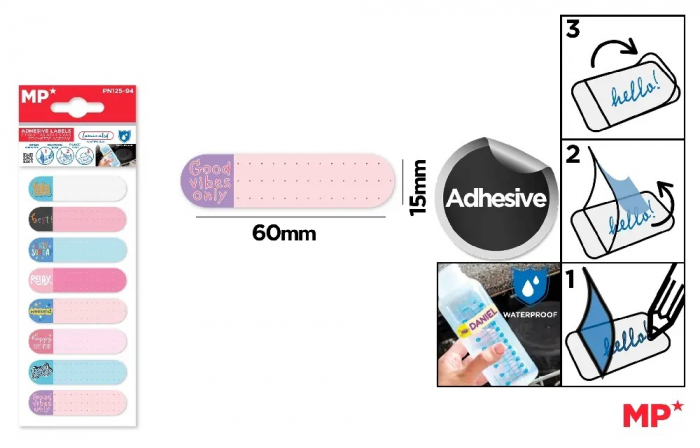 ETICHETE SCOLARE ADEZIVE IPB 2 COLI/SET DIVERSE MESAJE PN125-94 [1]