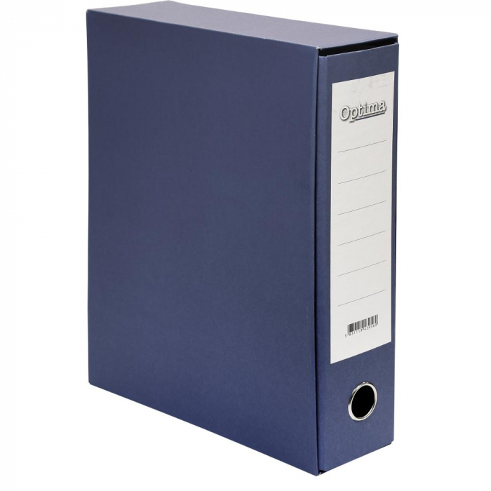 EU BIBLIORAFT 8CM + CUTIE A4 ALBASTRU INCHIS 124270TM [1]