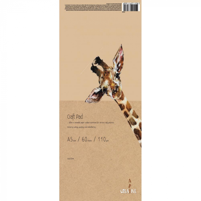 EU BLOC SCHITE ART CREATIVE KRAFT A5 110G 60 FILE 75326 [1]
