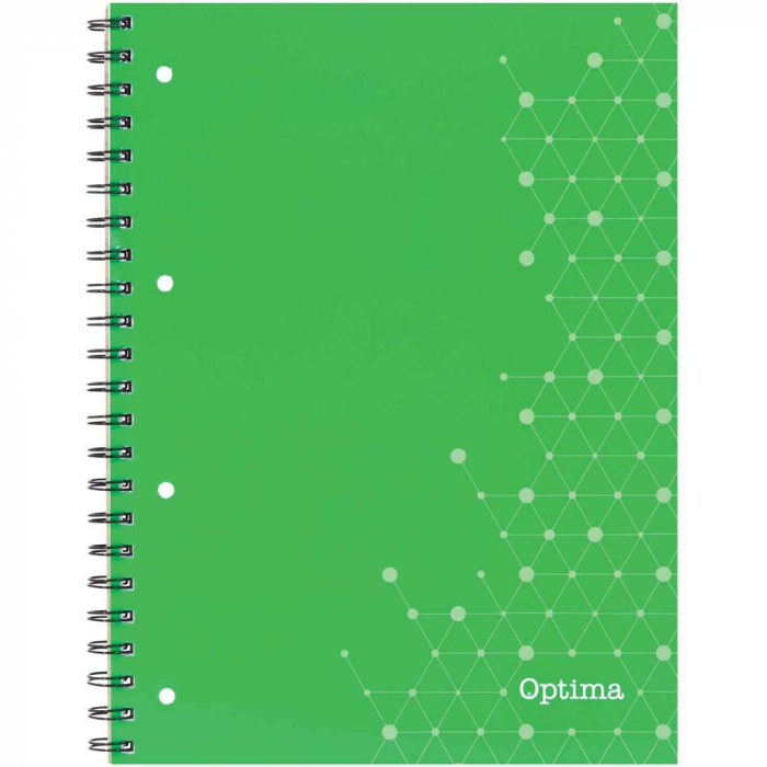 EU CAIET A4 70F LINII CU SPIRA SI PERFORATII CULORI ASORTATE 21393 [2]