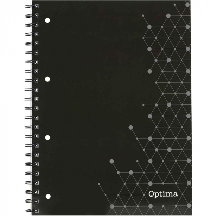 EU CAIET A4 70F LINII CU SPIRA SI PERFORATII CULORI ASORTATE 21393 [5]