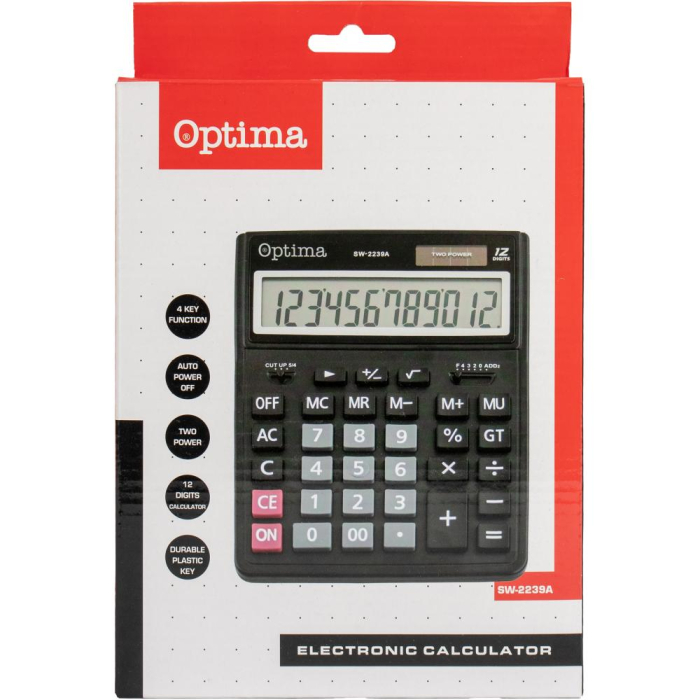 CALCULATOR DE BIROU 12 DIG SW-2239A NEGRU 25252 [2]