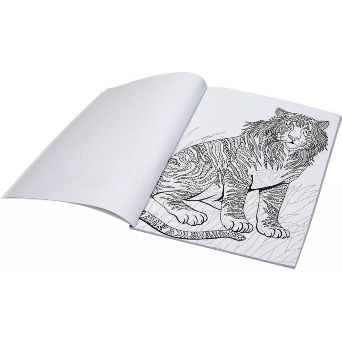 CARTE COLORAT A4 40F PENTRU ADULTI THE ANIMAL KINGDOM 75297 [3]