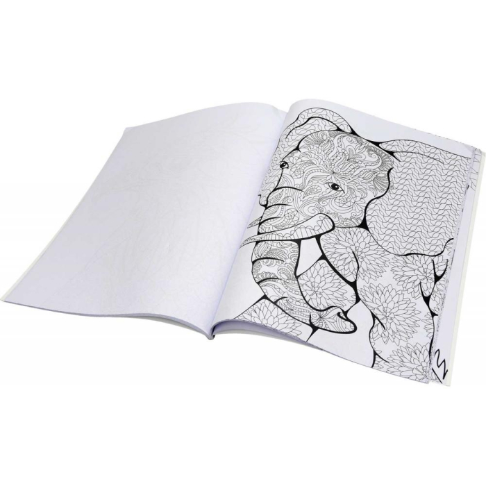 CARTE COLORAT A4 40F PENTRU ADULTI THE ANIMAL KINGDOM 75297 [2]