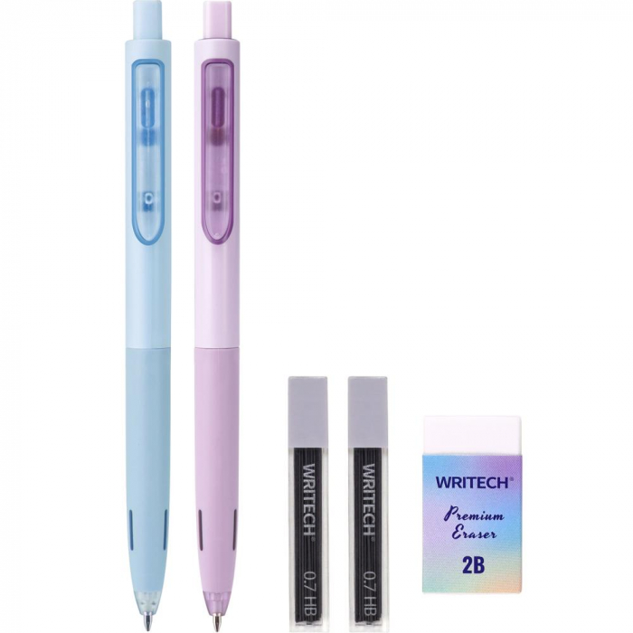 EU CREION MECANIC WRITECH SPACE UP 0.5MM 2/SET + RADIERA + REZERVA MINE 0.5MM 260052 [4]