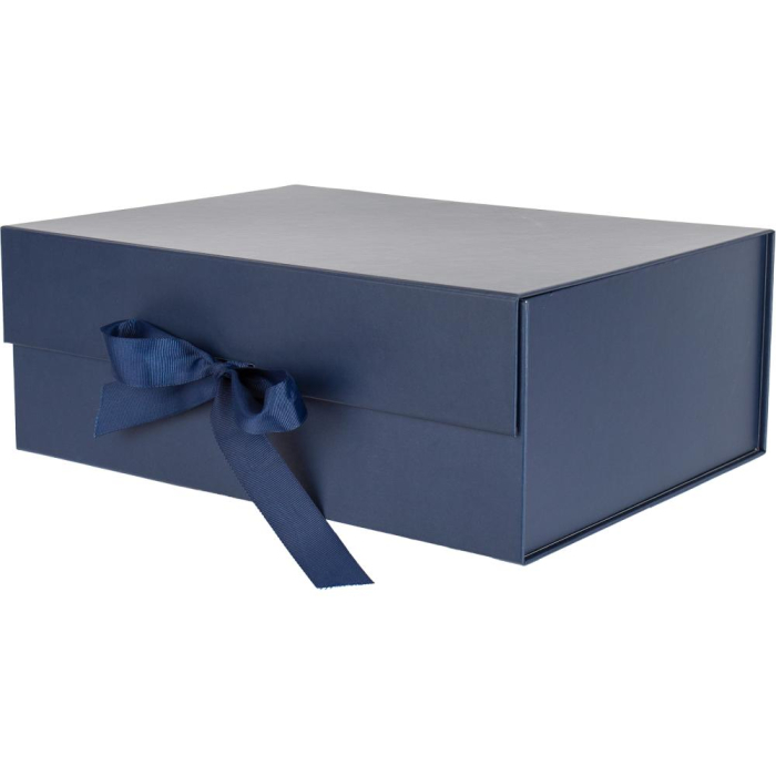 CUTIE CADOU CRACIUN 29*22*10.5CM ALBASTRA CU FUNDA SI MAGNET 775184 [1]