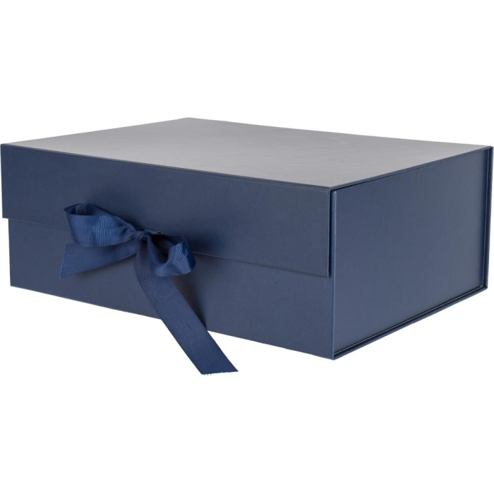 CUTIE CADOU CRACIUN 33*25*12.5CM ALBASTRA CU FUNDA SI MAGNET 775186 [6]