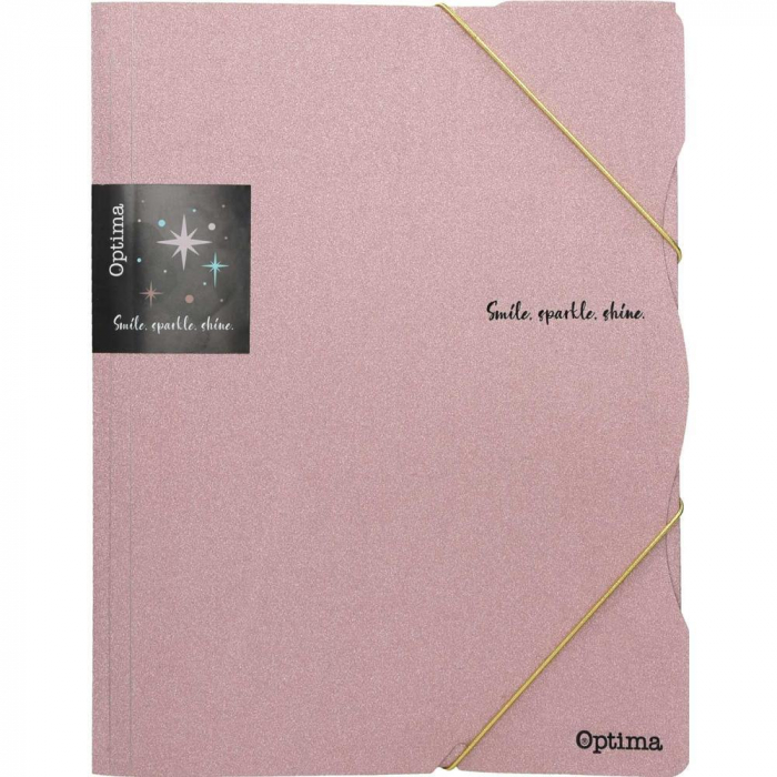 EU DOSAR PLIC CARTON A4 CU ELASTIC CULORI ASORTATE GLITTER 120374 [3]