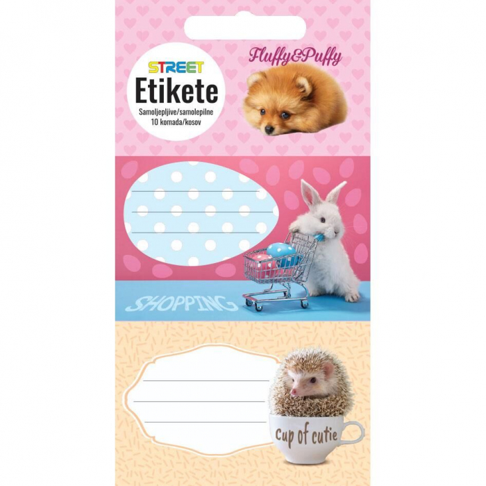 EU ETICHETE SCOLARE AUTOADEZIVE 9/SET ANIMAL CUTE 23325/213290 [1]