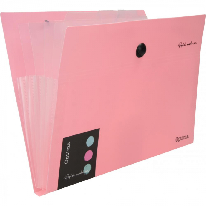 EU MAPA A4 PP 5 COMPARTIMENTE CU ELASTIC, PASTEL 120391 [6]