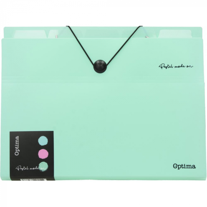 EU MAPA A4 PP 5 COMPARTIMENTE CU ELASTIC, PASTEL 120391 [4]