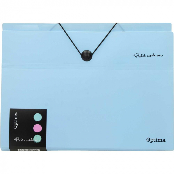 EU MAPA A4 PP 5 COMPARTIMENTE CU ELASTIC, PASTEL 120391 [3]