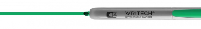 EU MARKER PERMANENT RETRACTABIL WRITECH VF.ROTUND 2MM VERDE 260065 [1]