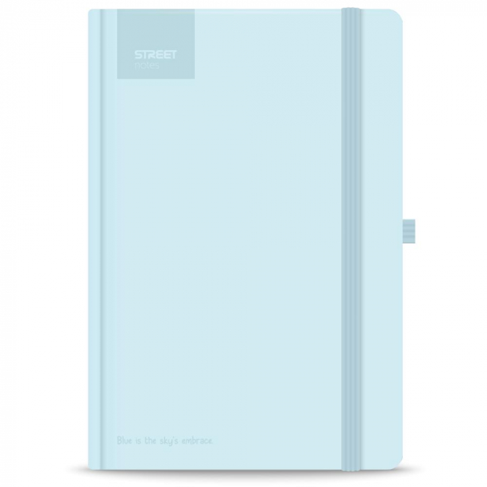 EU NOTES A5 96 FILE, CU ELASTIC, LINII, STREET, PASTEL BLUE 778094 [2]