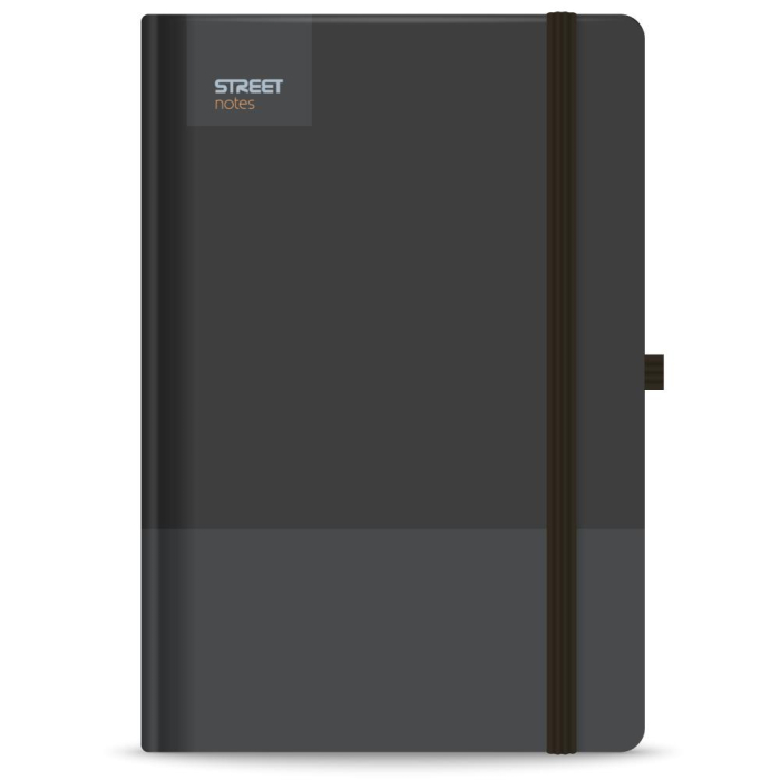 NOTES A6 96 FILE, CU ELASTIC, LINII, STREET, CASUAL BLACK 778107 [2]