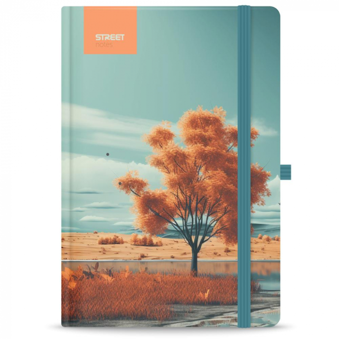 EU NOTES A6 96 FILE, CU ELASTIC, LINII, STREET TREES ENCHANTED 778111 [2]