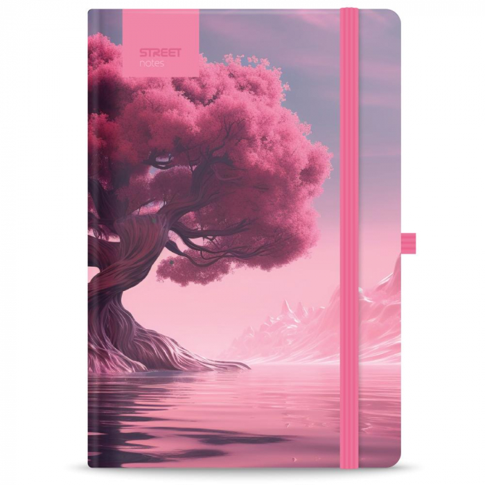 EU NOTES A6 96 FILE, CU ELASTIC, LINII, STREET TREES JOURNEY 778112 [2]