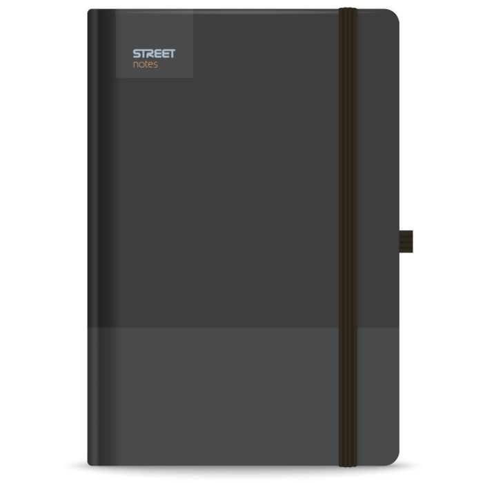 NOTES B5 96 FILE, CU ELASTIC, LINII, STREET, CASUAL BLACK 778095 [2]