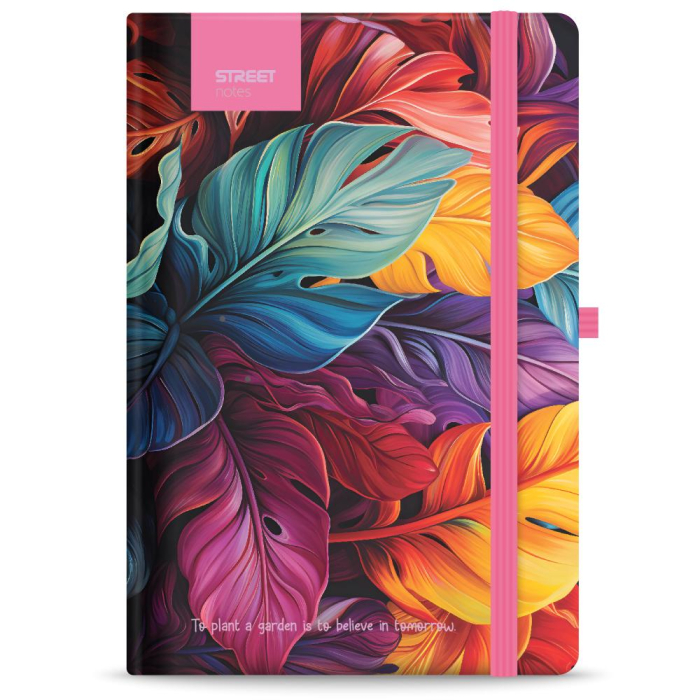 NOTES B5 96 FILE, CU ELASTIC, LINII, STREET FLOWERS PETAL 778086 [2]