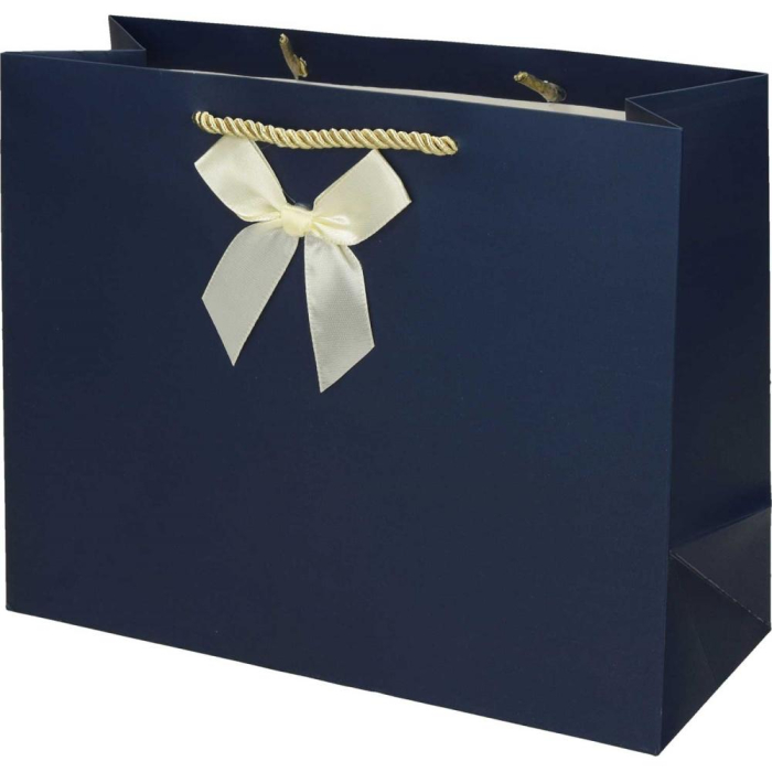 SACOSA CADOU 18*23*11CM M ALBASTRA DELUX CU FUNDITA 77633 [2]