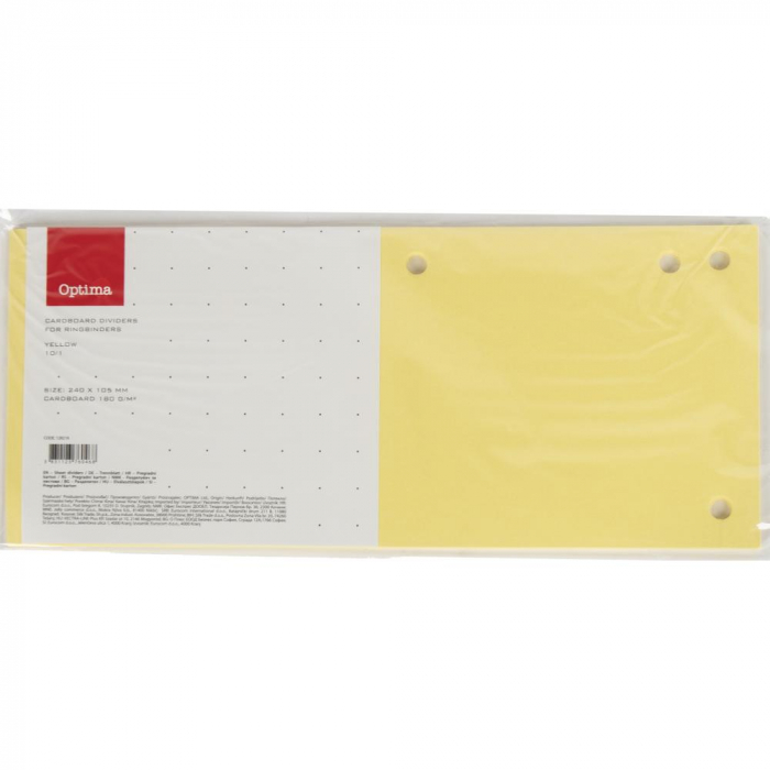 EU SEPARATOR CARTON 180G 10/SET GALBEN 128216 [1]