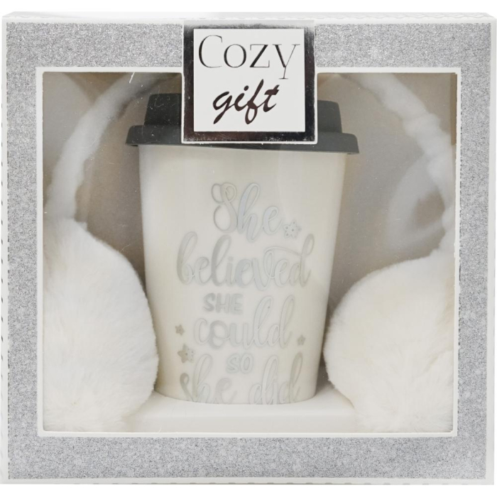 SET CADOU CRACIUN COZY GIFT SILVER 778046 [1]