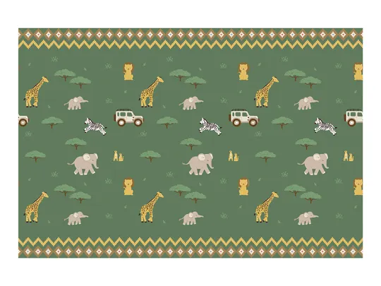 Față Masă Safari Hârtie 120x180cm Mix OBS7 [4]
