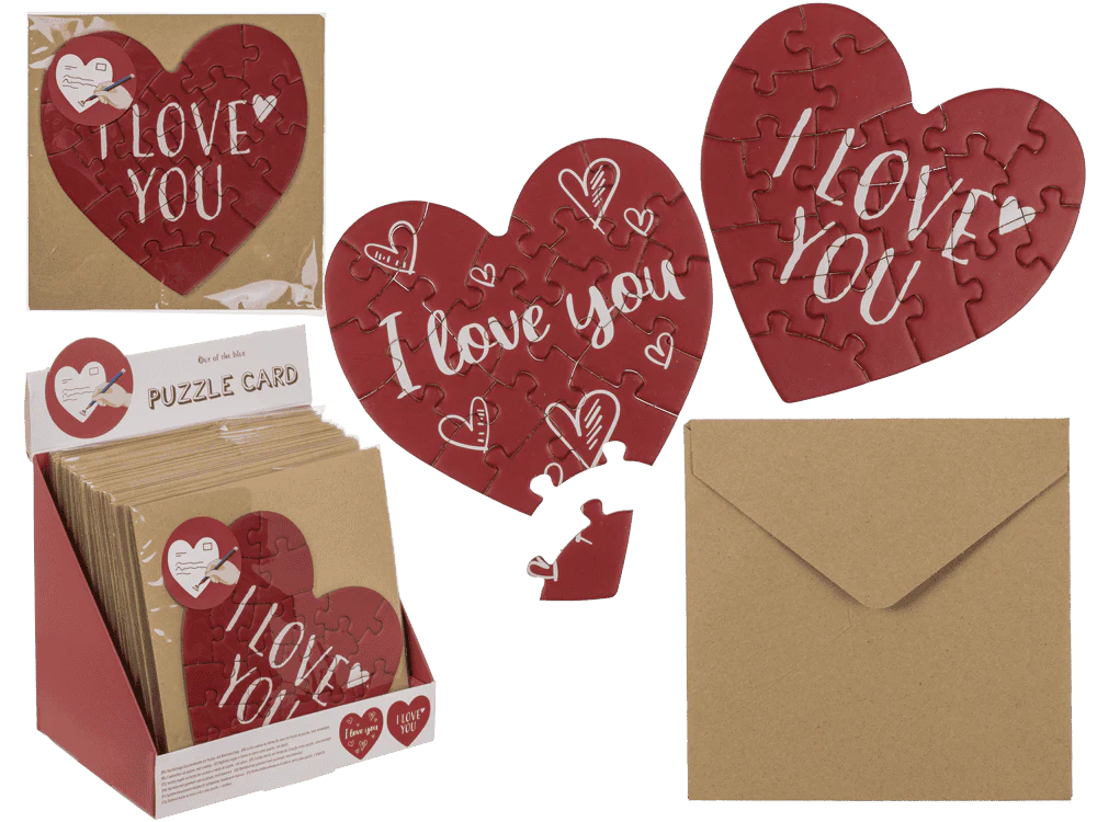 FELICITARE PUZZLE + PLIC, I LOVE YOU 180801 [8]