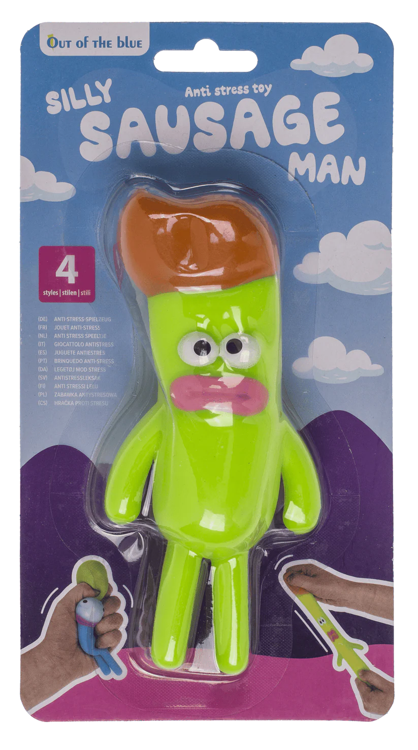 Figurină Squishy Silly Sausage Man 14.5cm - Antistres ipb.ro [3]