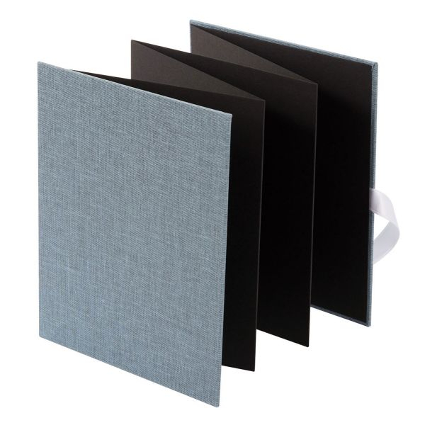 GB ALBUM FOTO CU PANGLICA 13*18CM 10 FOTOGRAFII COPERTA IN GRI ALBASTRUI 68213 [3]