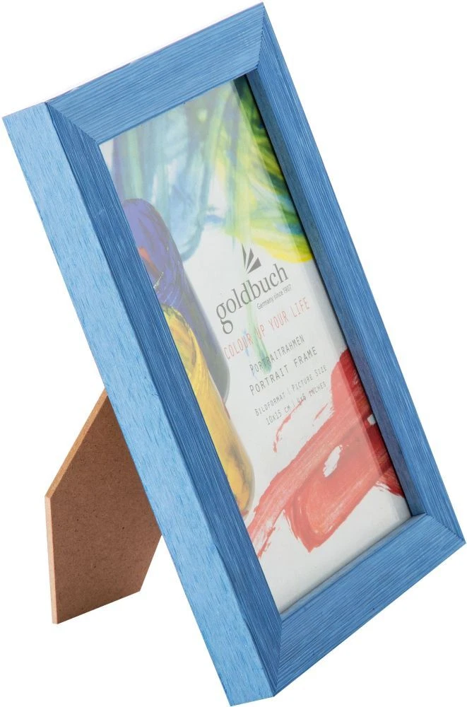 GB RAMA FOTO PLASTIC CU SUPORT 10*15CM ASPECT LEMN COLOR UP ALBASTRU DESCHIS 910302 [2]