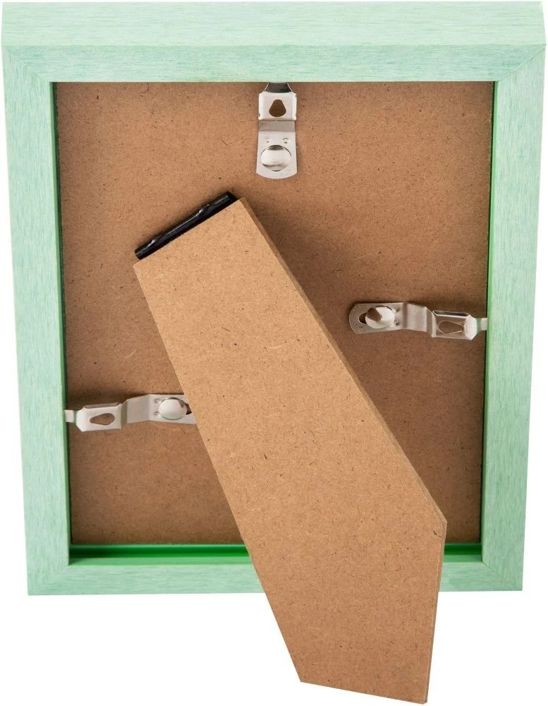 GB RAMA FOTO PLASTIC CU SUPORT 13*18CM ASPECT LEMN COLOR UP VERDE MENTA 910403 [3]