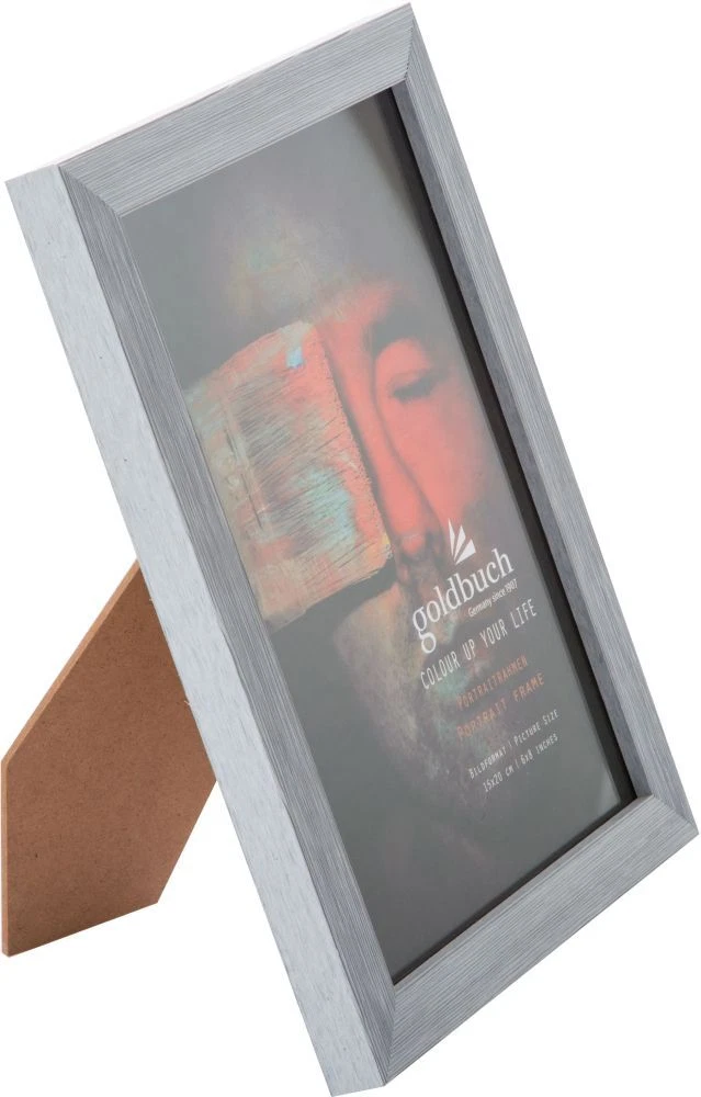 GB RAMA FOTO PLASTIC CU SUPORT 15*20CM ASPECT LEMN COLOR UP GRI DESCHIS 910704 [2]