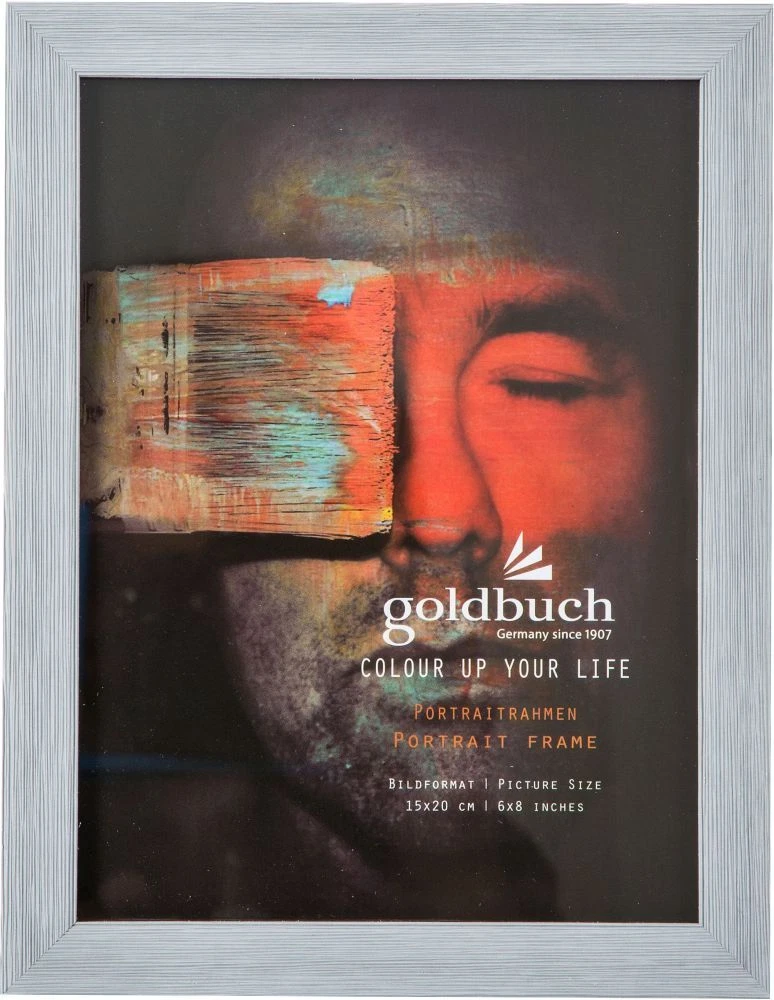 GB RAMA FOTO PLASTIC CU SUPORT 15*20CM ASPECT LEMN COLOR UP GRI DESCHIS 910704 [1]