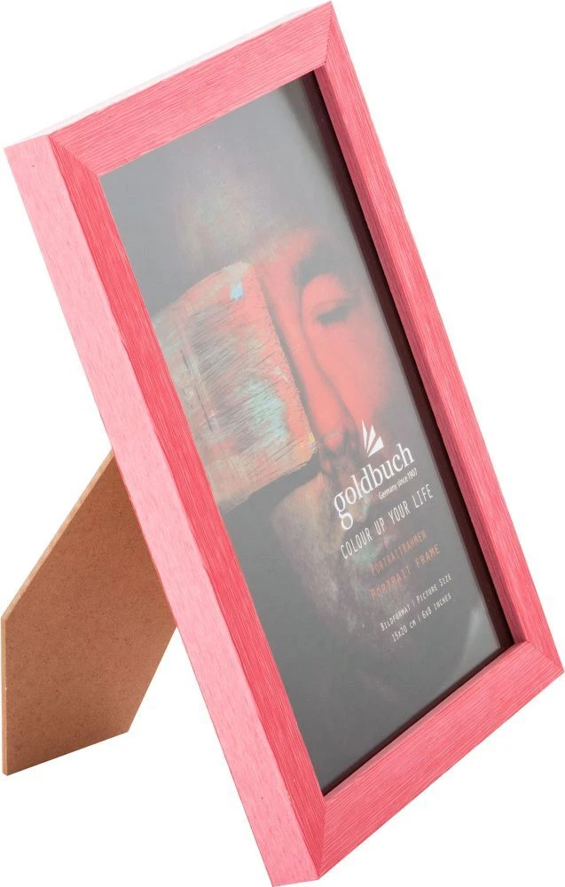 GB RAMA FOTO PLASTIC CU SUPORT 15*20CM ASPECT LEMN COLOR UP ROZ 910204 [2]