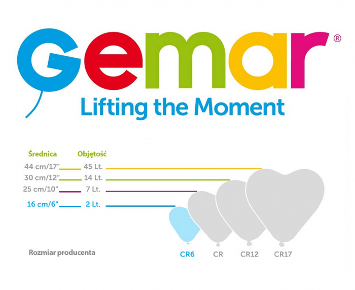 GOD BALOANE CR pastel , Heart without overprint, 16cm, red 45, 100/set CR6/45 [2]