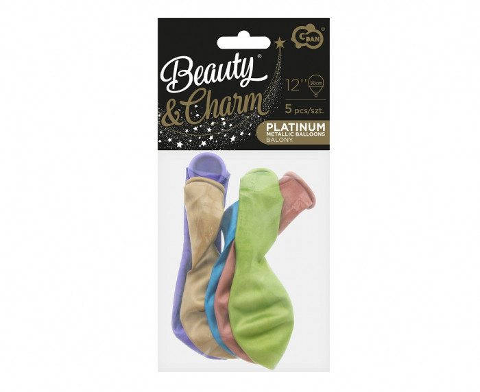GOD BALOANE LATEX Beauty&Charm, platinum colours assorted, 30cm, 5/set CB-5LXM [2]